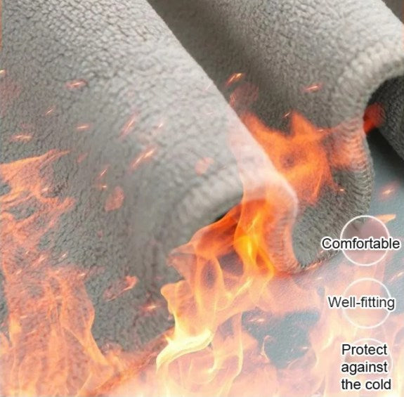 đ„NĆi magas derekĂș meleg nadrĂĄg faux fleece bĂ©lĂ©ssel