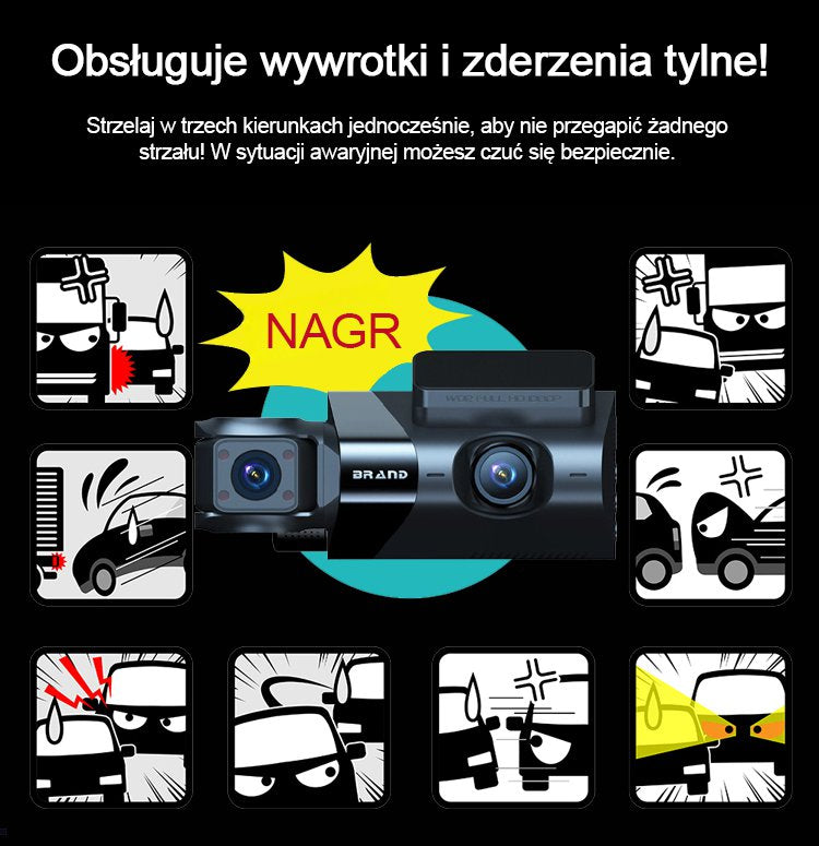 HFH-3 - Nagy felbontású Wi-Fi vezetésrögzítő