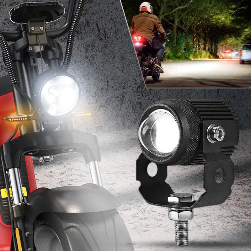 Erőteljes LED motorkerékpár fényszóró