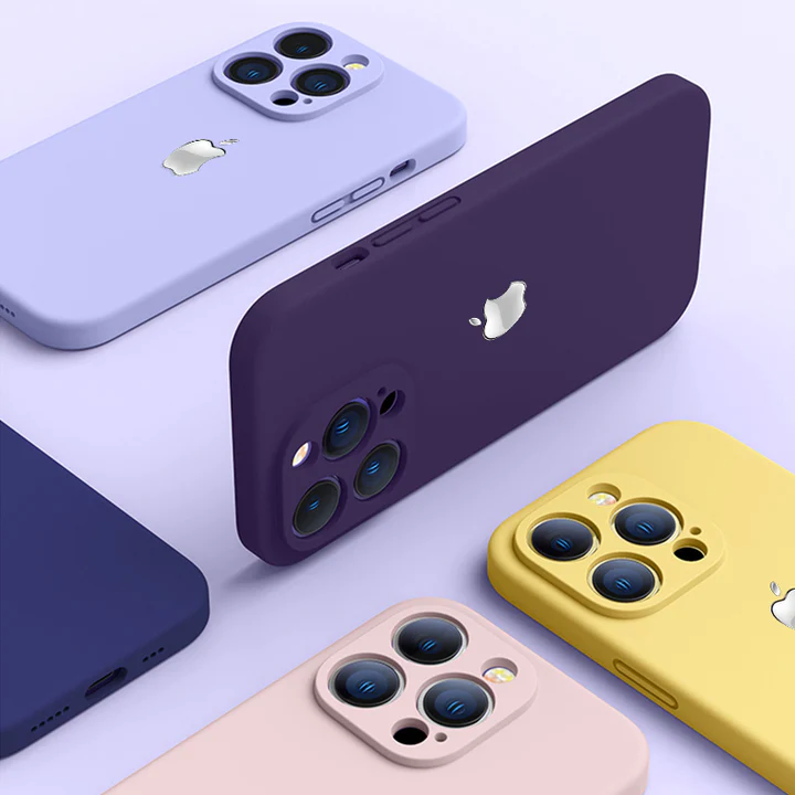 2.0-s verzió folyékony szilikon all-inclusive iPhone tok lencse védelmével