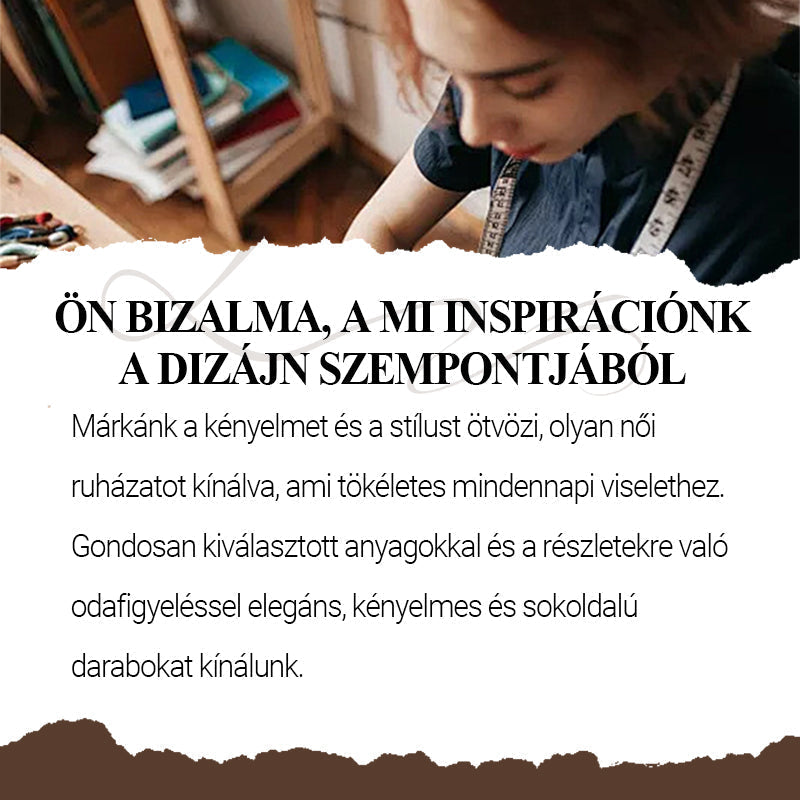 Női, két darabos megjelenésű, lebegő midi ruha