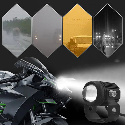 Erőteljes LED motorkerékpár fényszóró